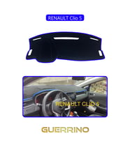 RENAULT Clio 5TORPİDO KORUMA HALISI MAVİ KENAR