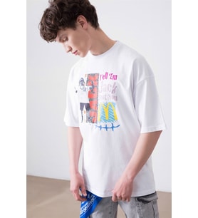 Trendiz Unisex Tell 'em Jack Sent You  Beyaz Tshirt
