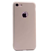 Apple iPhone 7 Uyumlu Kılıf Zore Premier Silikon Kapak (Gold)