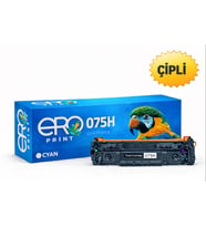 CRG-075H Canon i-SENSYS MF-663Cdw Çipli Mavi Muadil Toner