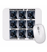 Vader Expressions Mouse Pad
