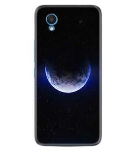 Alcatel 1 2022 Kılıf Resimli Desenli Silikon Platinium Series Midnight Moon 1802