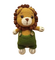 Sevimli Aslancık Amigurumi Organik Oyuncak