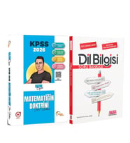 Doktrin Yayınları 2026 KPSS Matematik Doktrini ve AKM Dil Bilgisi Soru Bankası Seti 2 Kitap