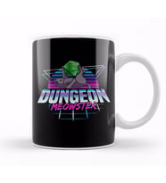 Dungeon Meowster Cute Cat Gaming Kupa Bardak Porselen
