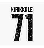 71 KIRIKKALE Sticker Yapıştırma Oto Etiket 17cm