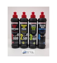 Menzerna 1000 2500 3800 Sealingwax Kalın Ince Pasta Boya Koruma Seti 250 ml