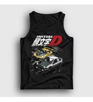 Presmono Unisex Siyah Poster Drift Anime Initial D Atlet 523757tt