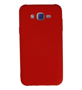 Northcity Samsung Galaxy J7 Uyumlu Kılıf Nano içi Kadife Silikon - Kırmızı