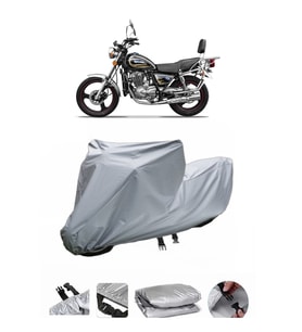 Yuki Afşin 250  Gri Motosiklet Brandası ARKA ÇANTA UYUMLU DEĞİLDİR