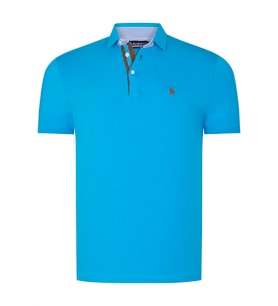 T8582 DEWBERRY ERKEK T-SHIRT-KOYU TURKUAZ (Karışık)