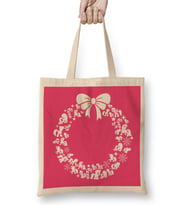 My Little Pony Christmas Wreath Pattern Bez Çanta Uzun Saplı