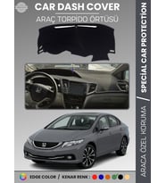 HONDA CIVIC FB7 (2011-2015) Torpido Örtüsü Torpido Koruma Tam Uyum Çatlamayı Önler Kolay Montaj