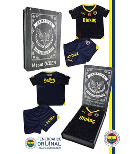 Fenerbahçe Orijinal Lisanslı 23-24 Lacivert Çocuk Forma Set Kişiye Özel Kutulu