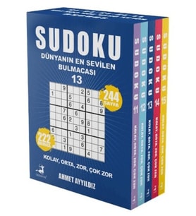 Sudoku Dünyanın En Sevilen Bulmacası 5 Kitap Set