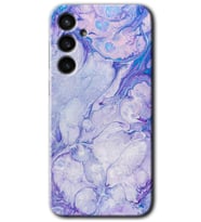 Galaxy S23 FE Kılıf HD Desen Baskılı Arka Kapak - Spots Lilac
