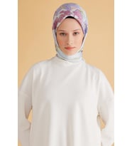 Belli Fresh Pure Eşarp 1-05 Vizon Karışık Desen 49982