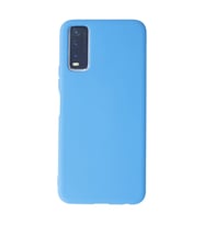 Vivo Y11s Kılıf Nano İçi Kadife Silikon - Mavi