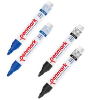 Penmark Beyaz Tahta Kalemi Mavi Siyah 4lü Set