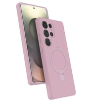 Galaxy S25 Ultra Regal Magsafe Standlı Kapak - Açık Pembe