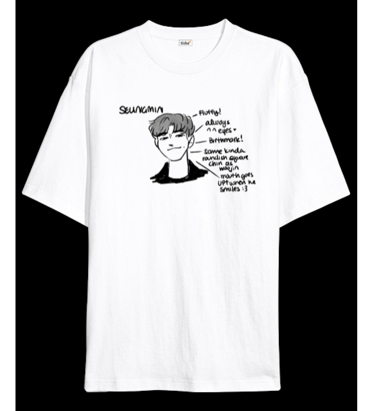 stray kids-seungmin Oversize Unisex Tişört