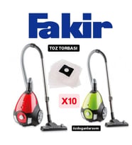Fakir Pretty Elektrik Süpürgesi Sentetik Toz Torbası 10 Adet