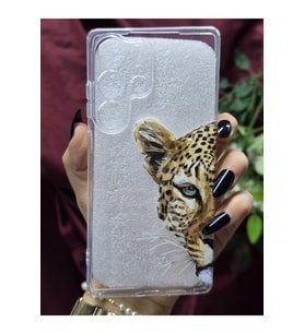 Samsung Galaxy S25 ULTRA Uyumlu Kamera Korumalı Desenli Şeffaf Telefon Kılıfı