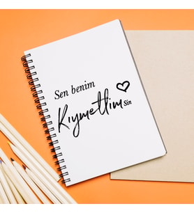 Sevgili Tasarımlı Defter