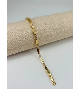 Renk Pirinç Cm Bileklik 17+2 Cm - Kbl0519