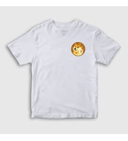 Presmono Unisex Çocuk Beyaz Dogecoin Bitcoin T-Shirt 263497tt (Beyaz)