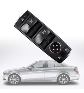 Mercedes W204 C Serisi Sol Dörtlü Cam Düğmesi Anahtarı 2008-2014 N11.335