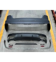 AUDİ - ARKA TAMPON SET S-LİNE (GRİ ÇITALI) A4 2020-
