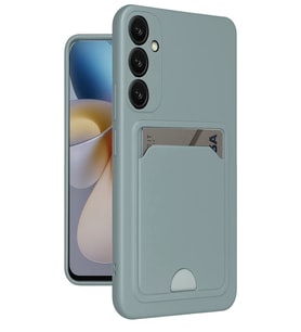Galaxy A26 Kılıf Kelvin Kartvizitli Silikon - Açık Yeşil