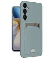 Galaxy A26 Kılıf Kelvin Kartvizitli Silikon - Açık Yeşil