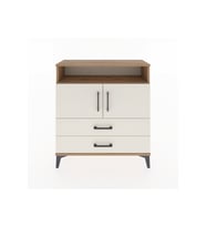 Arges Şifonyer 3 Raflı 2 Çekmeceli 2 Kapaklı 88x30x96 Çam-Aytaşı