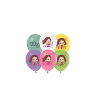 Niloya Baskılı 12" Pastel Renk Balon