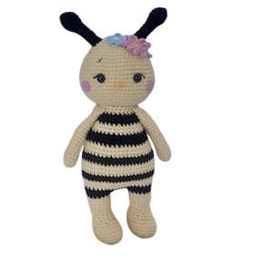 Arı Vız Vız Bebek Amigurumi Organik Oyuncak