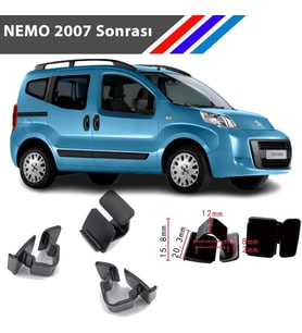 Citroen Nemo Kaput İzalatör Klipsi 2007 Sonrası 50 Adetli Paket