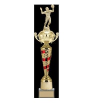 ODAK KUPA - Figürlü Kupalar - Voleybol Erkek Figürlü Kupalar FG-078 A - 58 cm