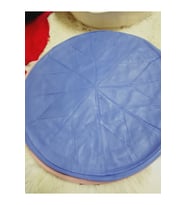 Kuzu Derisi Bohem Minder Puf 40*9 cm