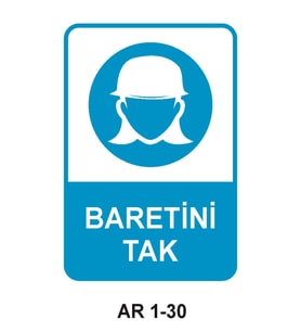 İŞ GÜVENLİĞİ UYARI LEVHASI 1 ADET PVC 21 X 29CM