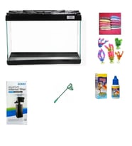 Kanki Pet 3518 Akvaryum Hazır Set Siyah 35 CM