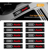 AUDI LOGOLU 10 ADET ARMA STICKER (60MM *14 MM)
