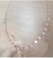 Rose Pullu Gümüş Kolye
