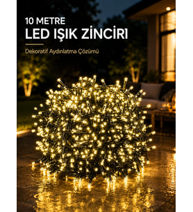10 Metre Gün Işığı Led Işık Hafif Ve Taşınabilir Özel Günler İçin