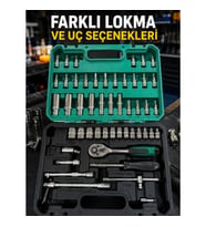 Mey İthalat® Oto Bakım ve Ev Tamiri İçin Lokma Seti