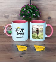 Evin Prensi Kupa Bardak Pembe Fotoğraflı Çocuk Hediyeleri