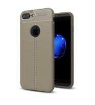 Apple iPhone 7 Plus Uyumlu Kılıf Zore Niss Silikon Kapak (Gri)