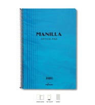 Manilla Ofis Defter A4 Kareli Mavi