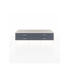 Hyperion TV Ünitesi 4 Çekmeceli  176x44x51 Aytaşı-Aytaşı/Antrasit